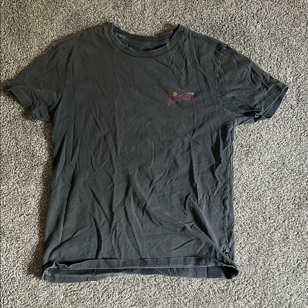 Vans Black Short Sleeve Tee Casual Style